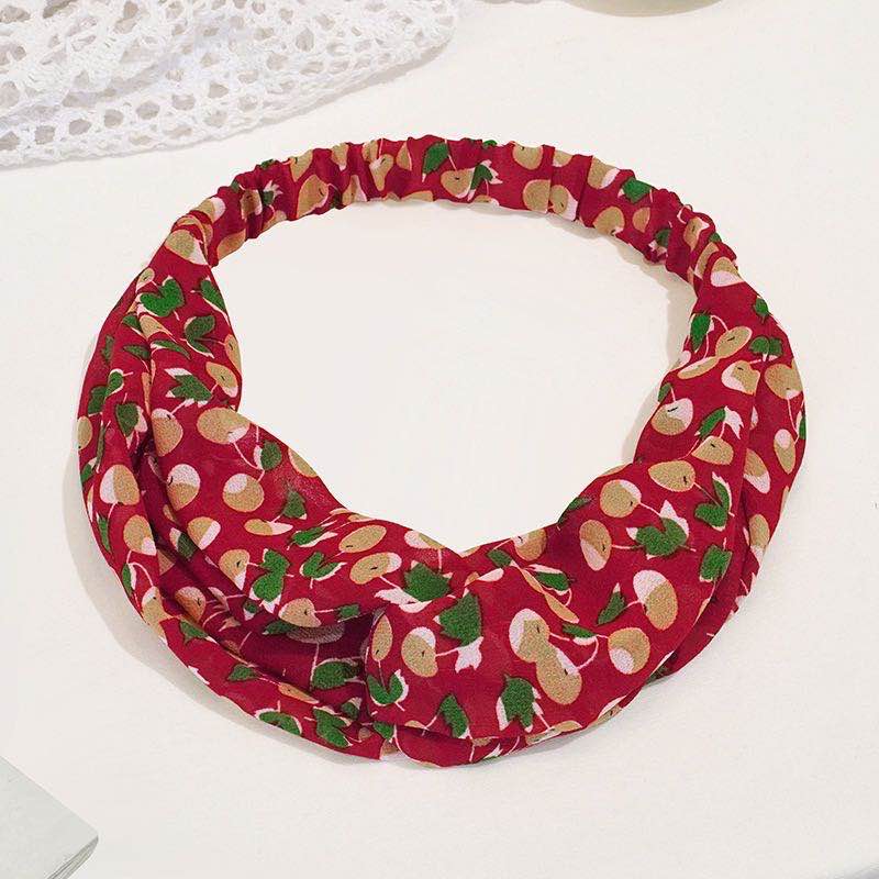 BANDANA DEWASA / BANDO DEWASA / HEADBAND POLOS / BANDO FASHION / BANDANA SIMPUL WANITA IMPORT-bando-2 merah