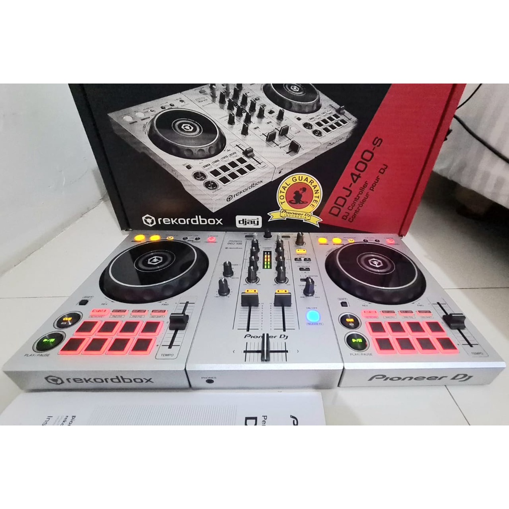 Alat DJ Pioneer DDJ 400 Silver Limited Edition Like New Controller DJ Pioner (Fullset Box Original &
