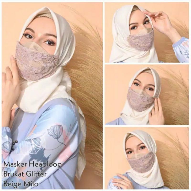 Masker EVO Hijab 3 (Masker 3D)