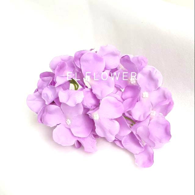 Hortensia Hydrangea 5 Bunch Bunga Artificial Dekorasi backdrop