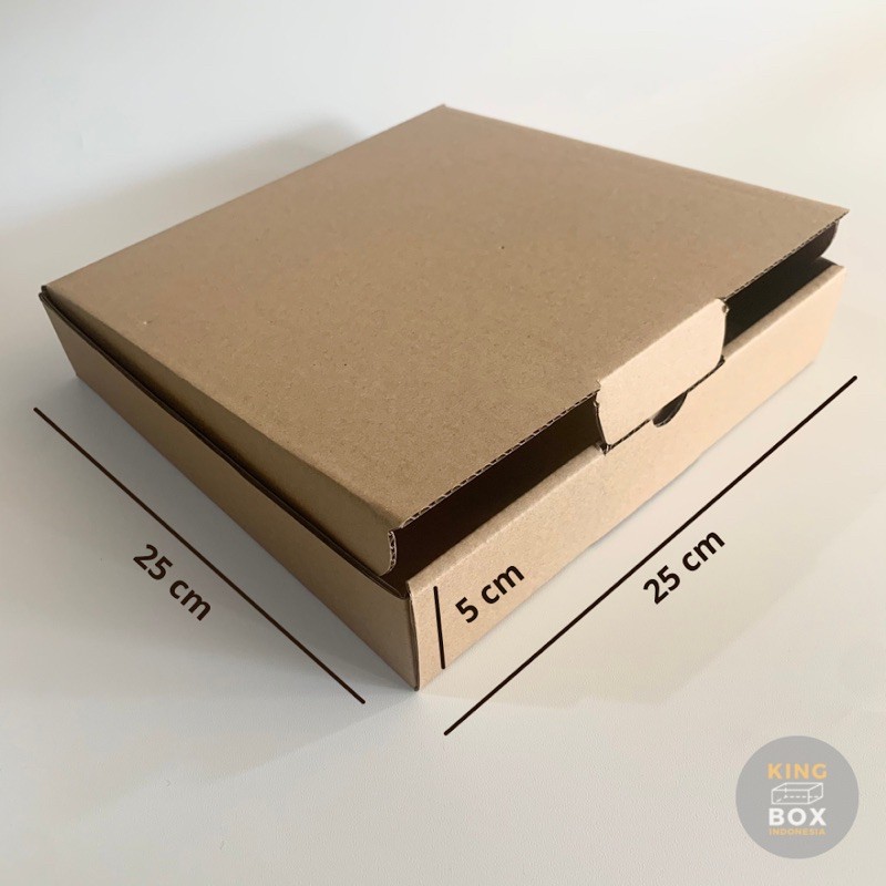 

Kardus Karton Packaging Box 25 x 25 x 5 cm - Die Cut