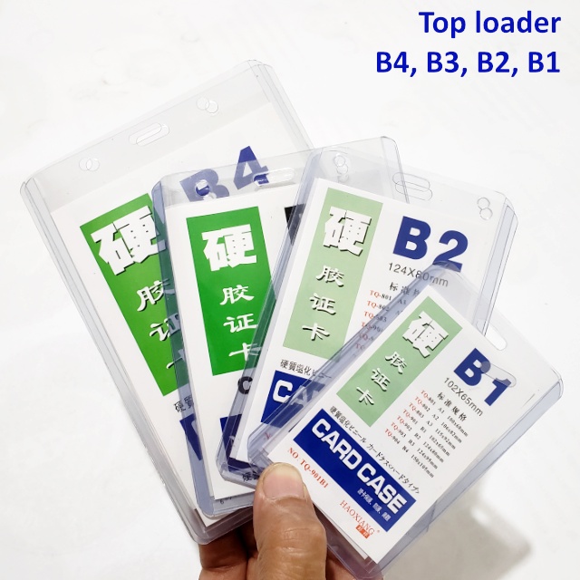 

TOP LOADER Toploader Photocard top loader foto card nametage id card case B1 B2 B3 B4