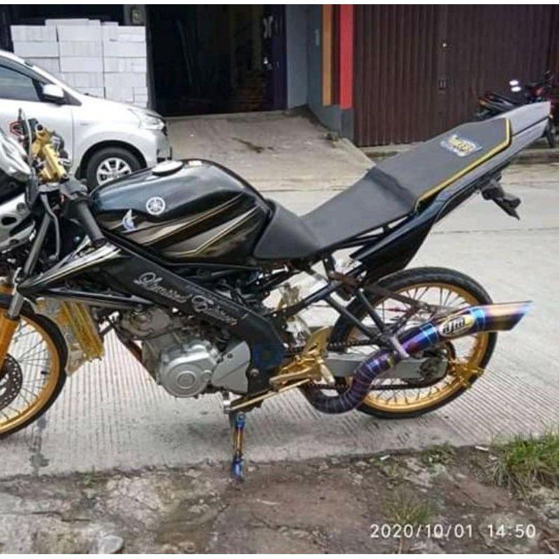 Jok Vixion old up new Lis kuning