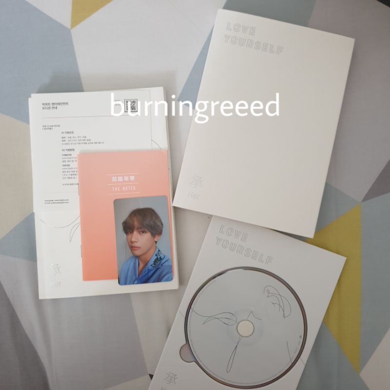 BTS LOVE YOURSELF L VER. (UNSEALED) PC TAEHYUNG