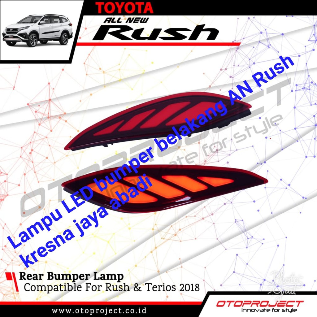 LAMPU REFLEKTOR MATA KUCING ALL NEW RUSH