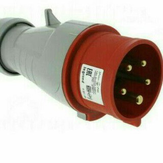 Jual legrand set surface Mounting 32A 3p+E+N ip44 5pin 555259+plugs ...