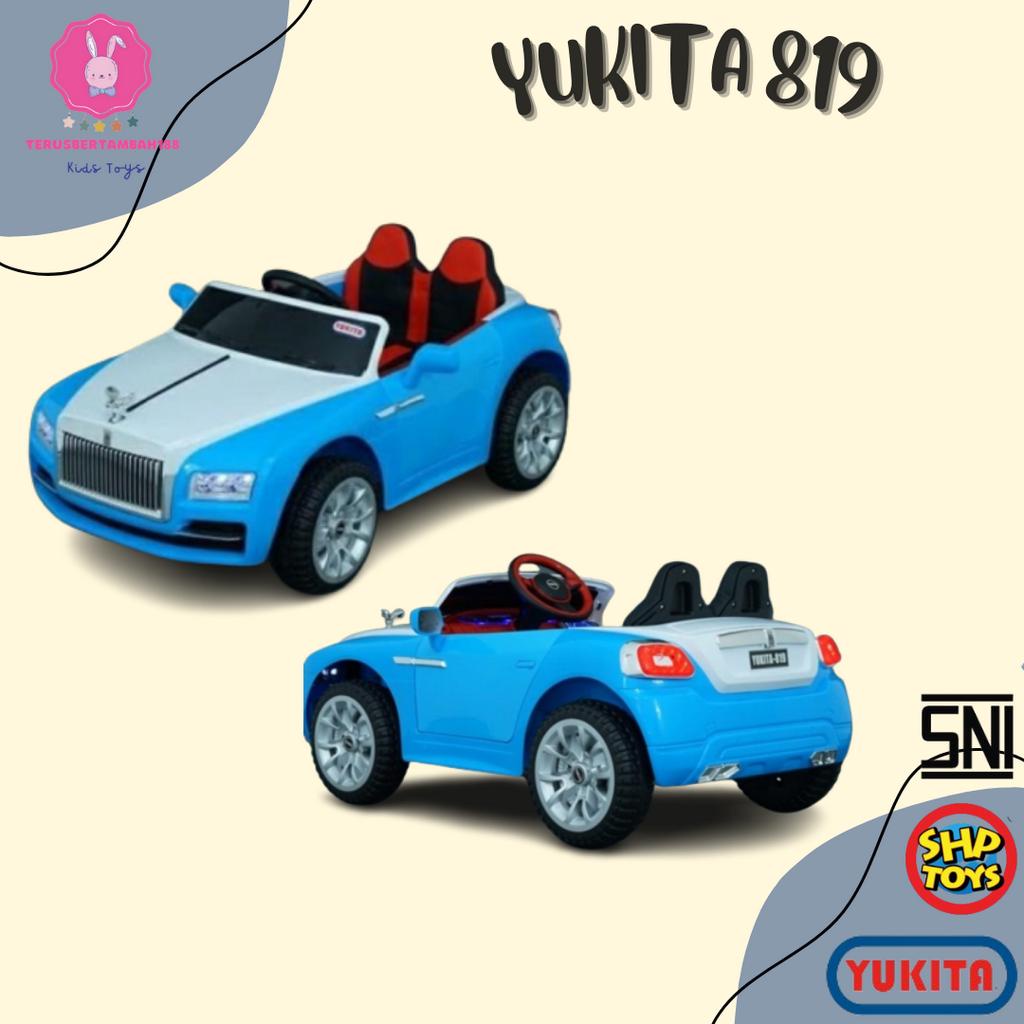 PROMO MURAH Mainan Anak Mobil Aki ROLLS ROYCE Mobil Sedan Kado Ulang Tahun - YUKITA 819