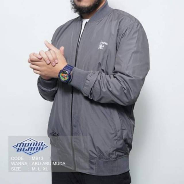 JAKET BOMBER PARASIT MONKL ABU-ABU