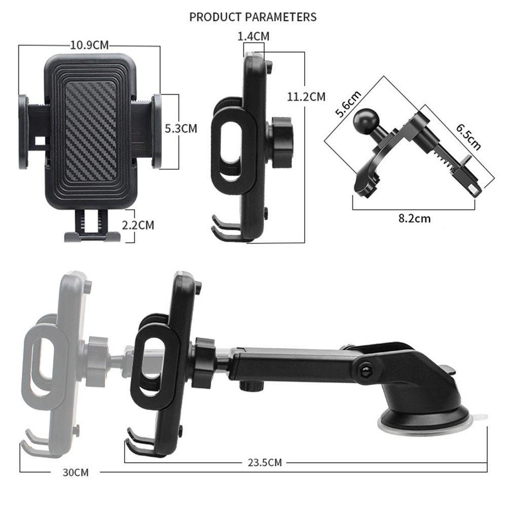 Preva Dudukan Kendaraan New Universal Mount Auto GPS Holder Braket Mobil Suction cup bracket