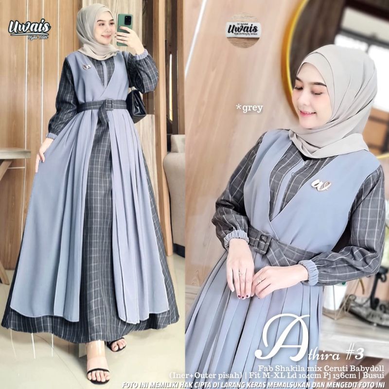 Baju set Athira 3 bellia uwais New ori by Uwais