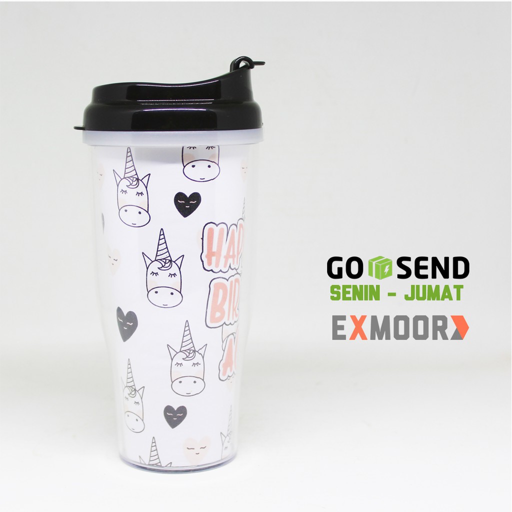 Tumbler Unicorn Kado Ulang Tahun 400 ml