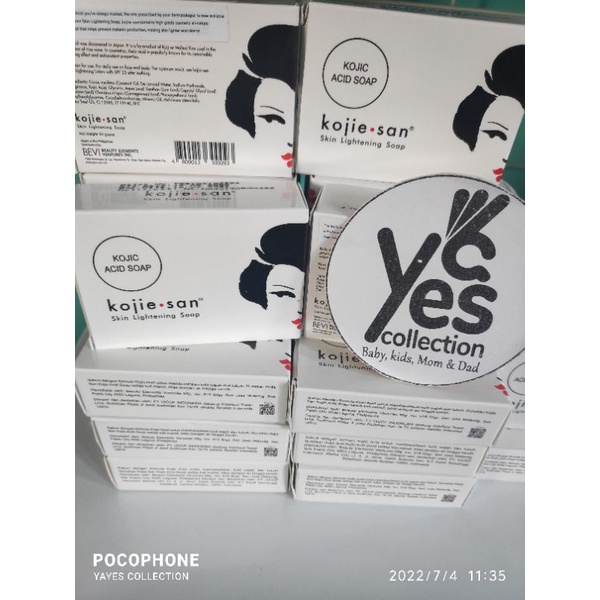 Kojie.San Skin Lightening ORIGINAL Soap KOJIC ACID 65 gr Sabun Wajah Muka Koji san Kojie Padat