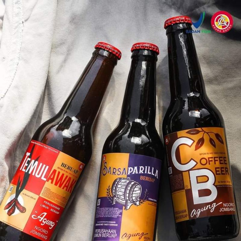 

Coffee beer/ temulawak/ sarsaparila isi 24 botol wajib gojek/grab