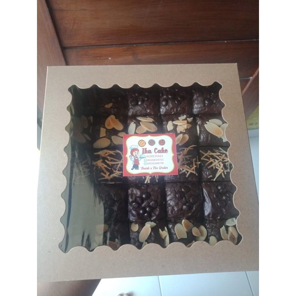 

FudgyBrownisSekatNyoklat isi 25