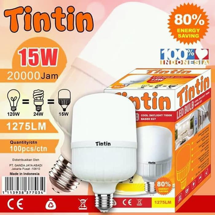 TINTIN Lamp Lampu LED 15w 20w 30w 40w 15 20 30 40 w watt