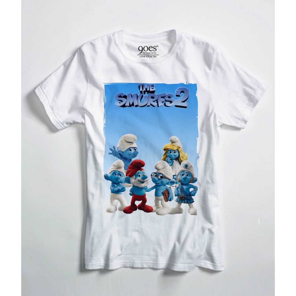 Kaos Anak CEWEK COWOK THE SMURF SMURFETTE Tshirt Bayi Lucu Premium - 18