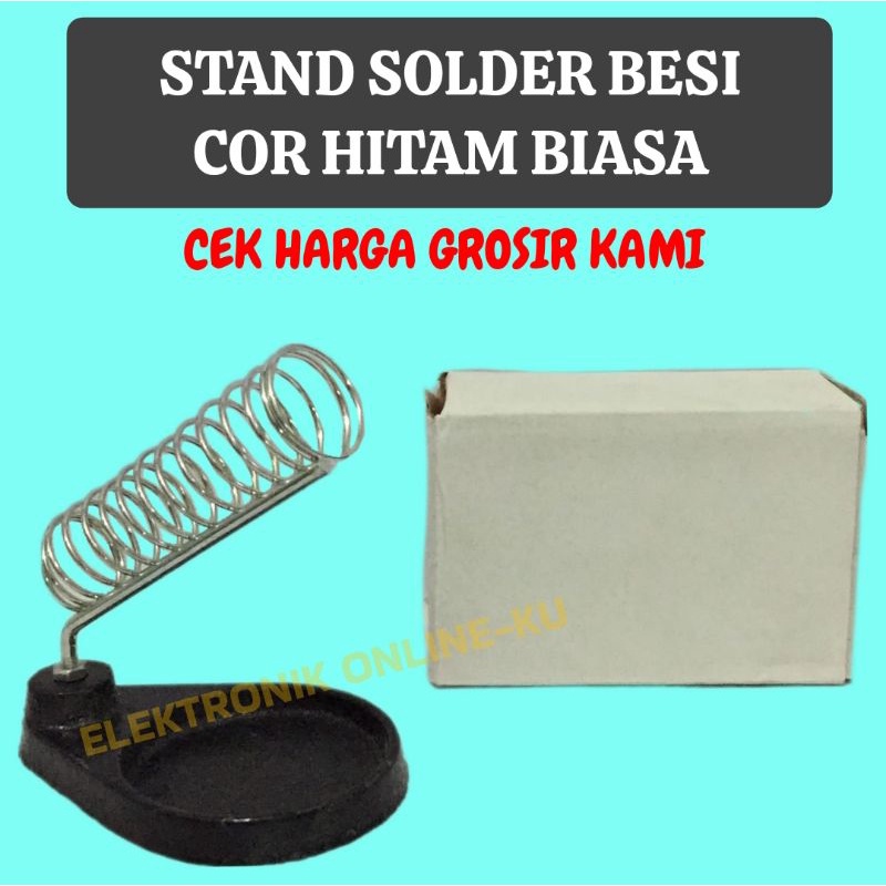 STAND SOLDER BESI COR HITAM