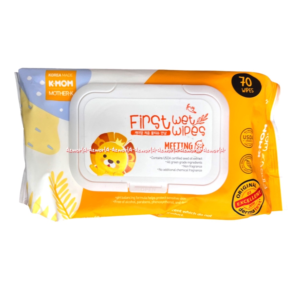 First Wet Wipes Promise 70wipes Tissue Basah Korea Made K Mom Mother K Tisu Wets Tisue Bayi Firstwet Wipes Meeting