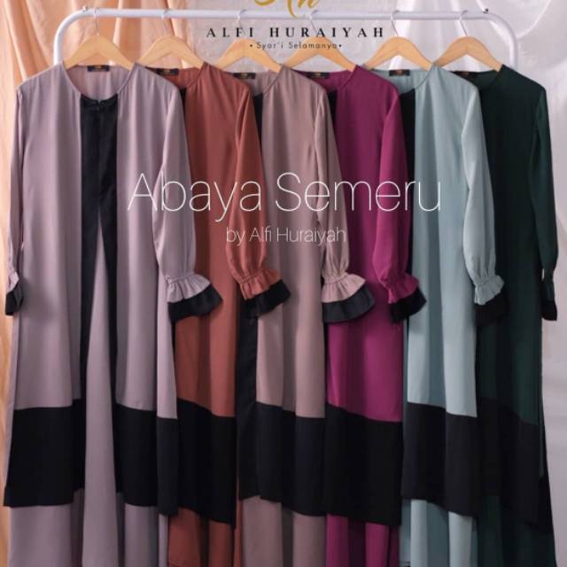 (orderan) Abaya Semeru Alfi Huraiyah