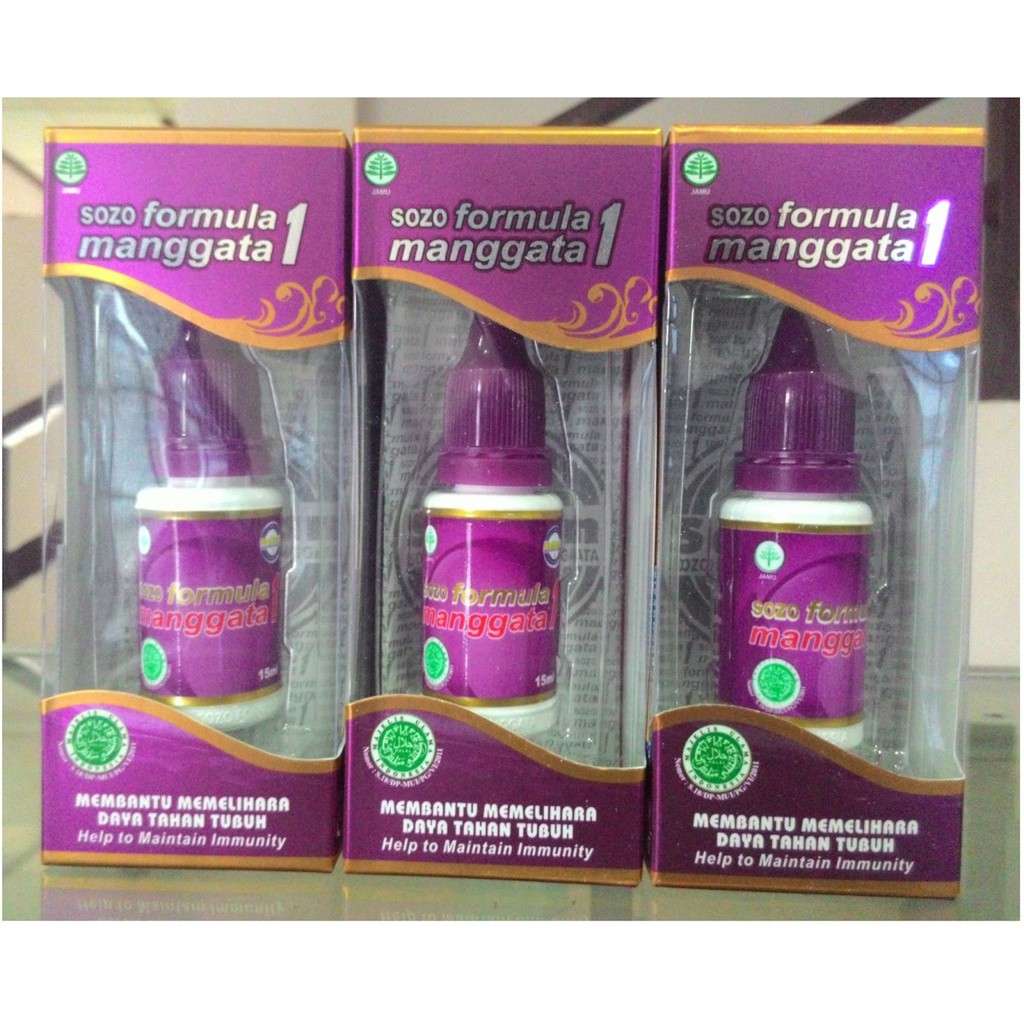 Jamu Soman 1 (Sozo Formula Manggata 1) | Jamu Tetes Soman