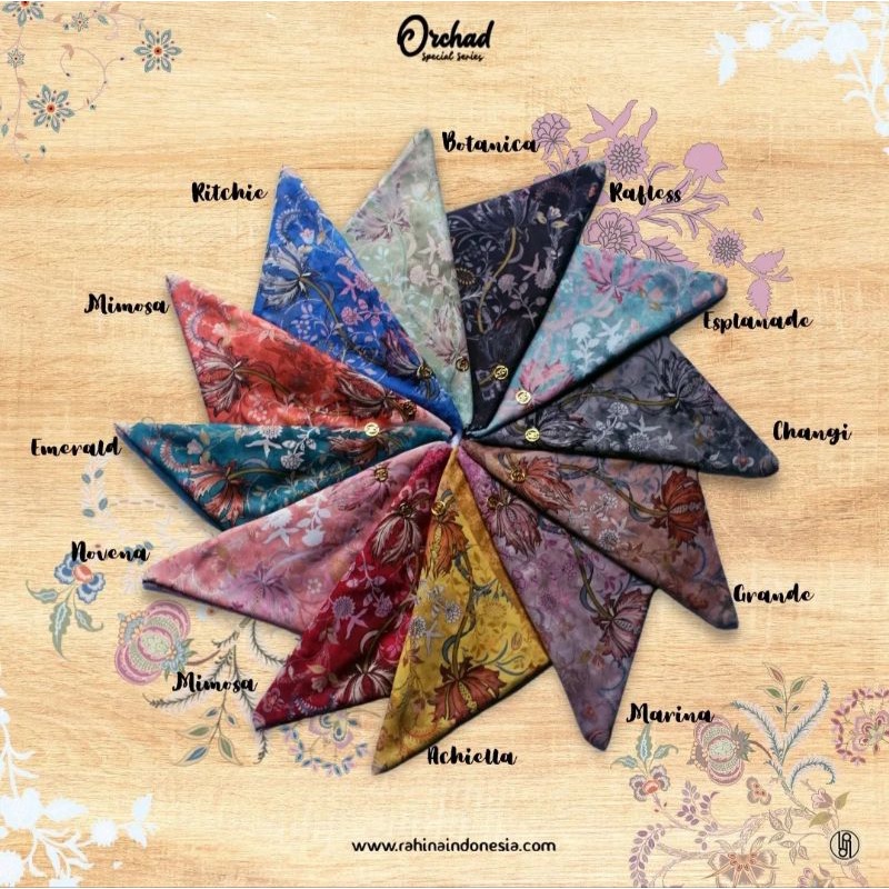 Orchad Series by Rahina Hijab