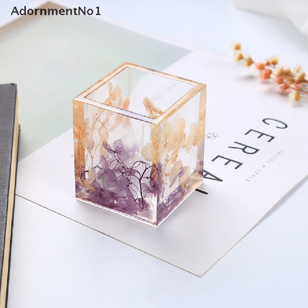 (AdornmentNo1) Cetakan Resin Epoxy Bahan Silikon Untuk Membuat Tempat Lilin DIY