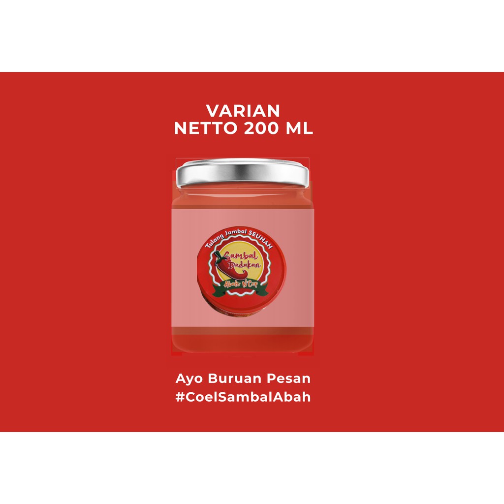 

Sambel / Sambal Coel Abah Jambal Seuhah Terenak Spesialis Sambal