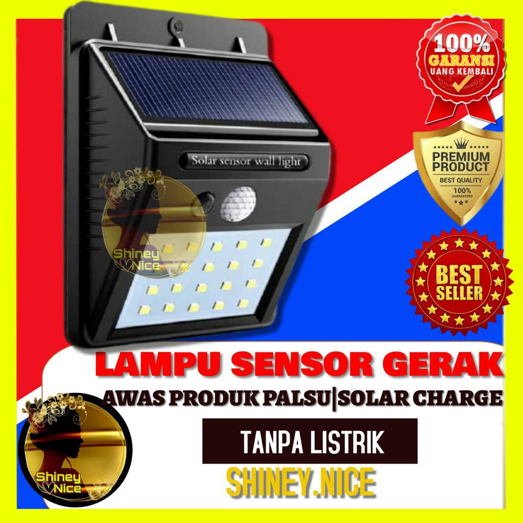 LAMPU LED TAMAN SOLAR SENSOR GERAK WATERPROOF LIGHT LAMP OTOMATIS ANTI AIR UNIK BISA UNTUK MALING