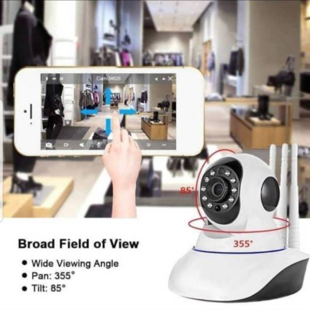 Jual Ip Cam Cctv Wifi Live Jarak Jauh Android Spycam Ipcam 360eye Cctv Online Baby Cam Kamera Pemantau Gosend Grab Anteraja Sameday Toko Mainan Anak Edukasi Toko Kado Bekasi Jakarta Aneka Barang