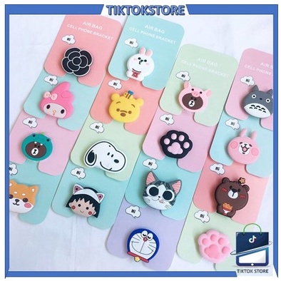 TIKTOK - D6007 Pop Socket Berkarakter / Pop Socket Lucu / POP SOCKET KARAKTER / Pop Socket Import / Pop Socket HP 3D Karakter Cartoon / Pop Socket Bervariasi / Pop Aksesoris HP