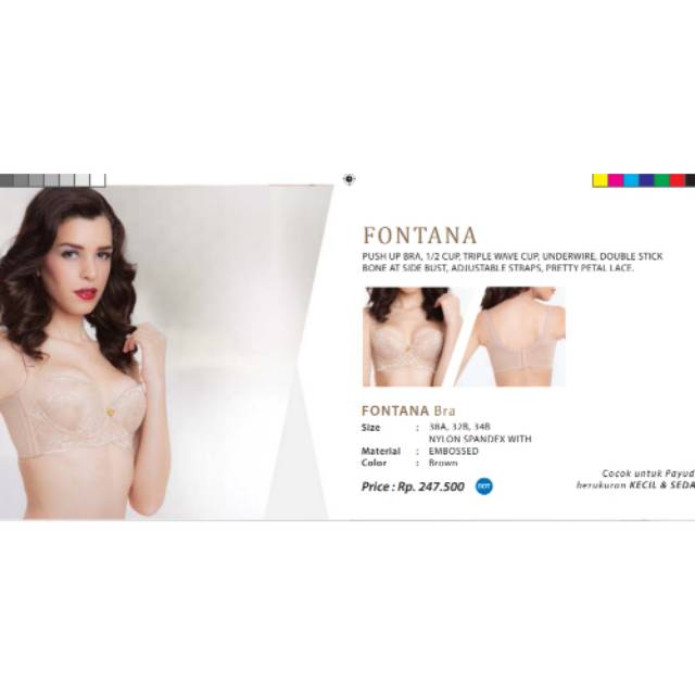 Fiori bra Pontana push up bra