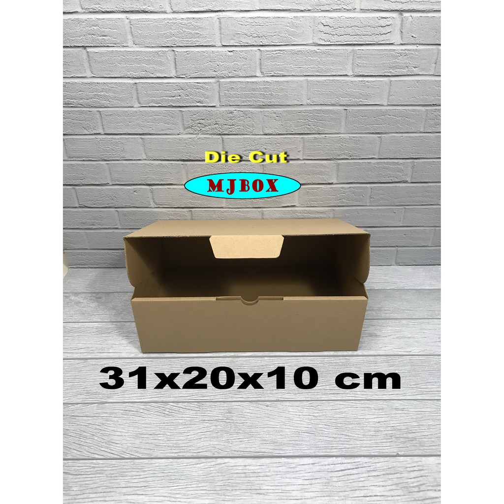 

KARDUS UK. 31x20x10 CM....DIE CUT BOX UNTUK KOTAK KUE -AKSESORIS-SOUVENIR DLL MODEL BOX PIZZA