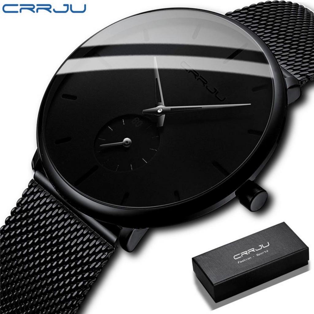 Jam Tangan CRRJU Jam Tangan Pria kekinian Jam air samping olahraga fashion Jam tangan cowok penjuala