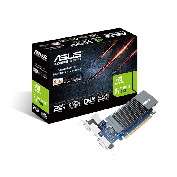 VGA ASUS GT 710 2GB DDR5 SILENT VGA CARD NVIDIA GeForce GT710 ASUS