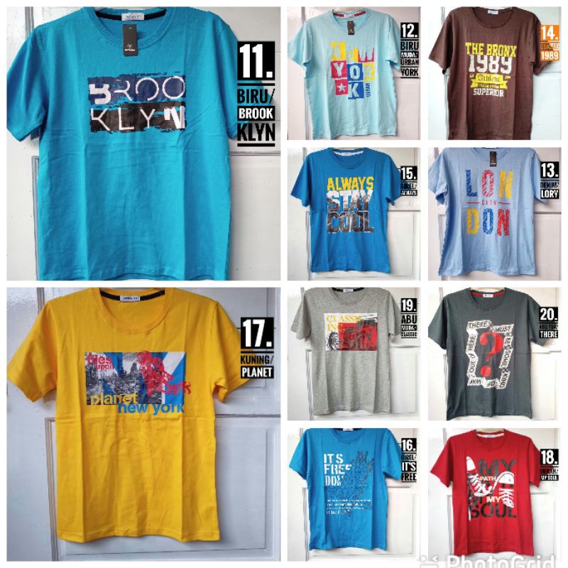 C Kaos Nevada Junior Boy Lengan Pendek