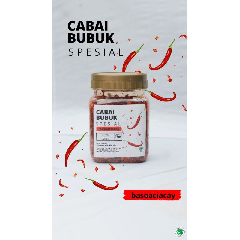 

Cabai Bubuk Extra Pedas