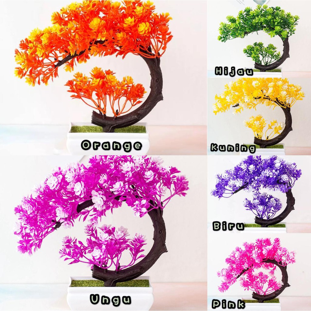 AM577 Bunga plastik / pajangan bunga Artificial / motif Rose  Vas Petak-1