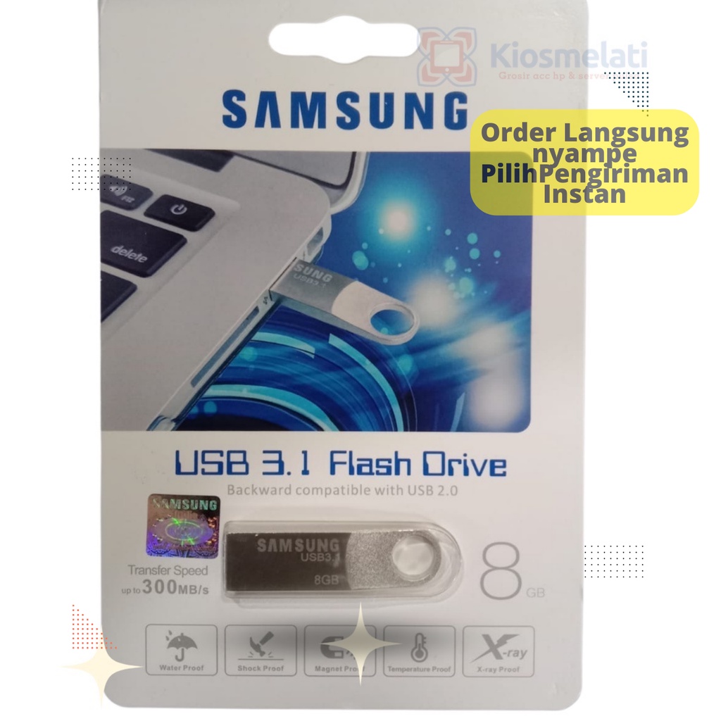 FLASHDISK SAMSUNG 8GB USB 3.1 ORI STAINLESS REAL CAPACITY - FLASHDISK SAMSUNG 16GB -FLASHDISK SAMSUNG 32GB