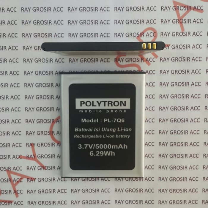 Baterai Original Polytron PL-7Q6 , R1500 , Rocket Q5 , Q-Five