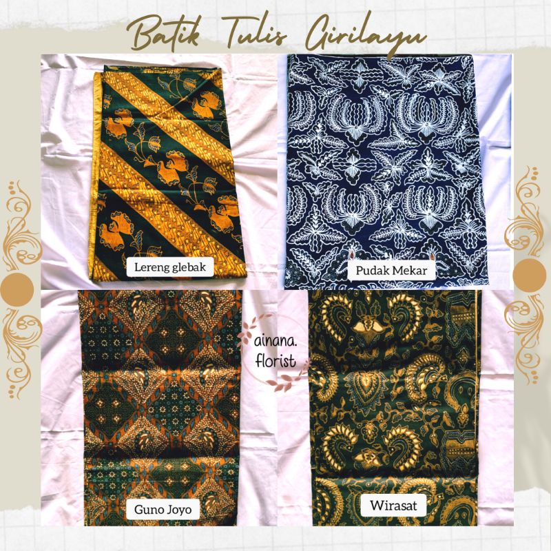 KAIN BATIK TULIS CANTING GIRILAYU SURAKARTA ASLI 100% ORI/ BATIK TULIS/KAIN BATIK TULIS/BAJU BATIK/K