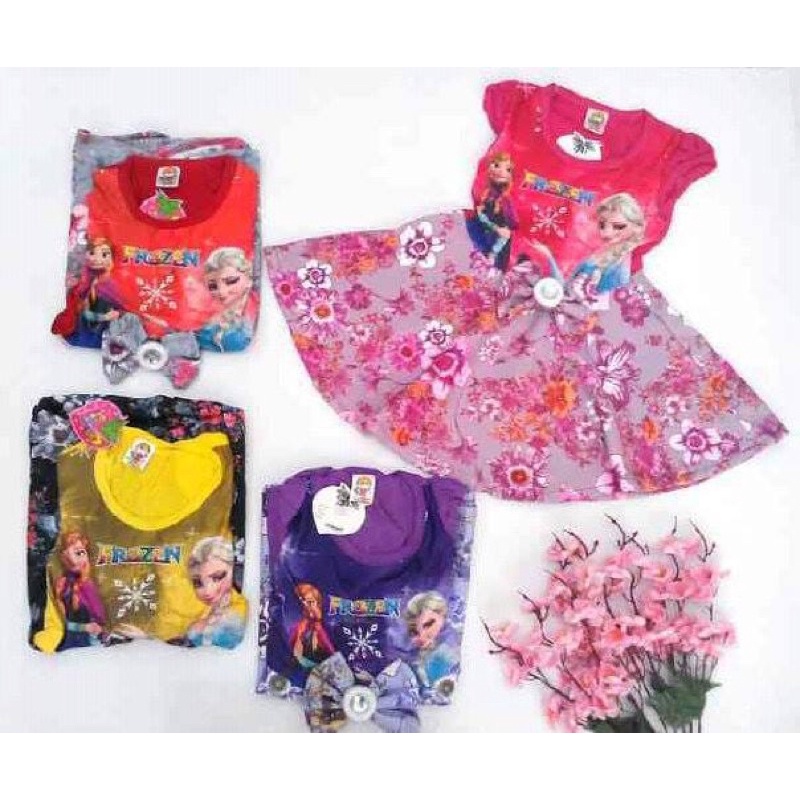 Dress Frozen Anak Perempuan
