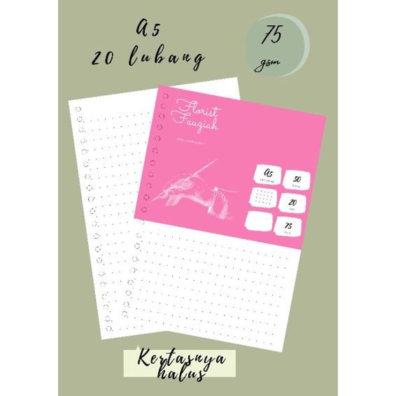 

25 PCS Isi Binder A5 Daily Planner / To Do List / Weekly Planner / Bullet Journal / Meal