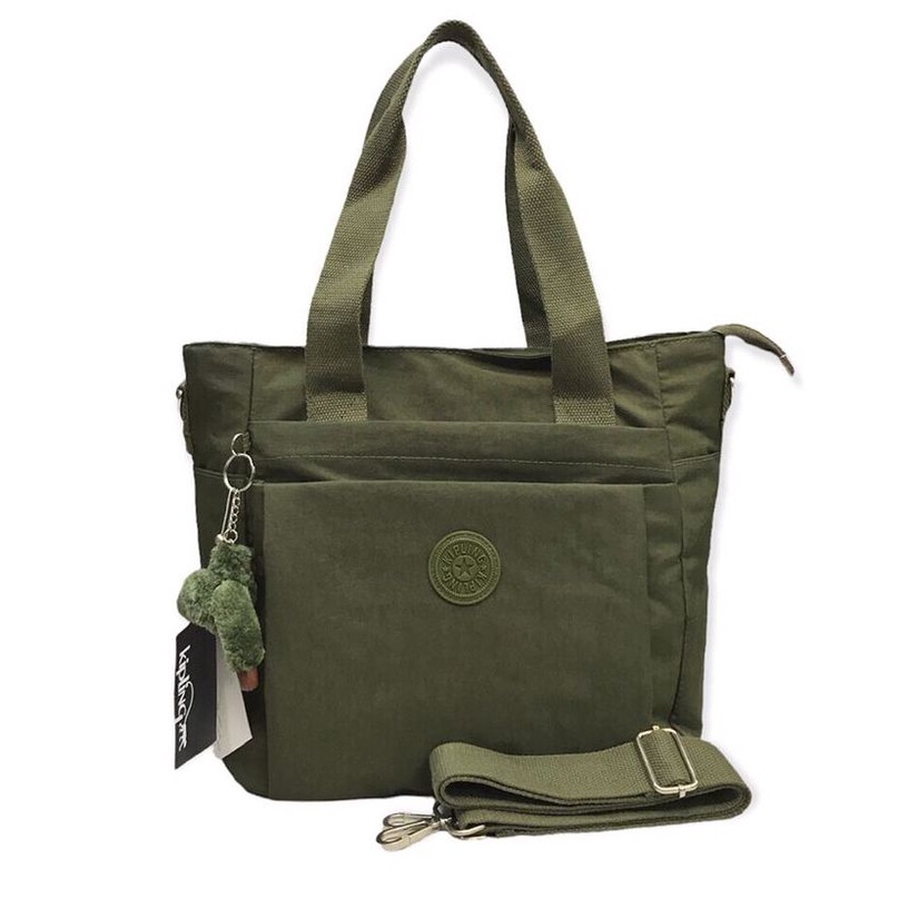 Terbaru tas sandang wanita multifungsi 2in1 berbahan nylon KP7422