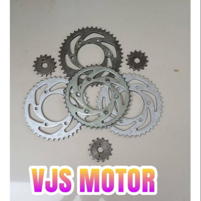 Gir gear set depan blakang All New VIXION ORI ASLI YAMAHA