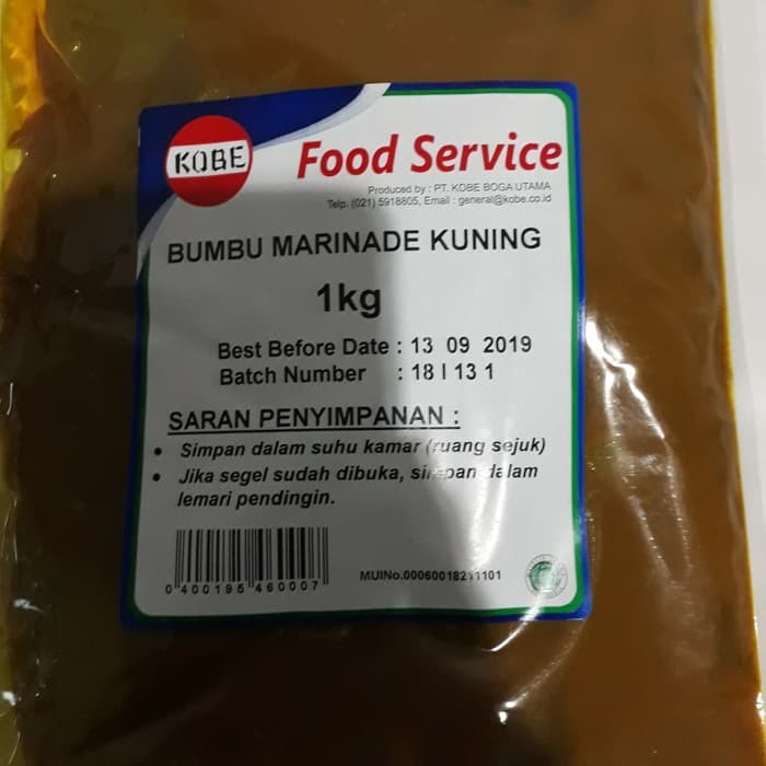 

BUMBU MARINADE KUNING KOBE 1Kg