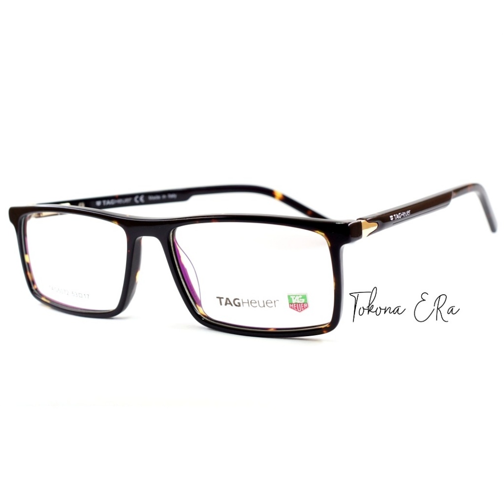 Frame kacamata kotak Tag Heuer
