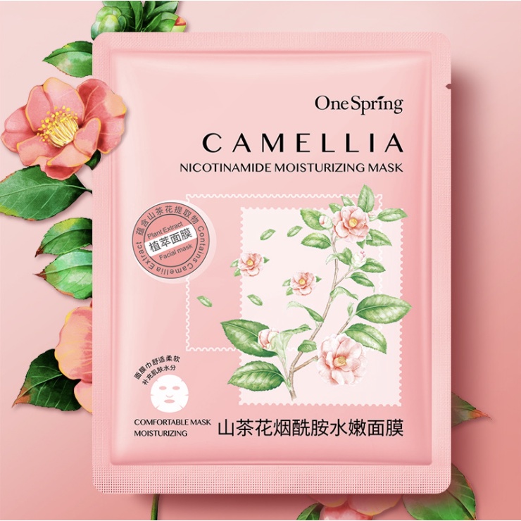 ONE SPRING Plant Extract Sheet Mask Masker Wajah EM010