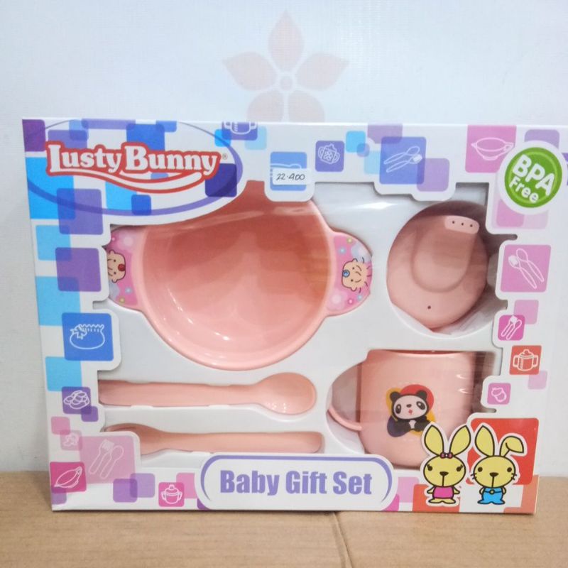 LUSTY BUNNY BABY GIFT SET (FEEDING SET) LB-1403, LB- 1414, LB-1415, LB-1417, LB-1421, LB-1422