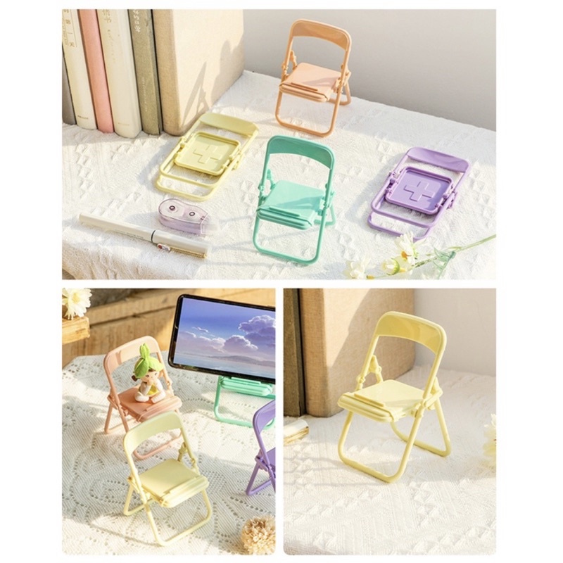 STAND HP KURSI MACARON / STAND HOLDER HP MODEL KURSI / HOLDER HP KURSI LIPAT / FOLDING CHAIR STAND HOLDER