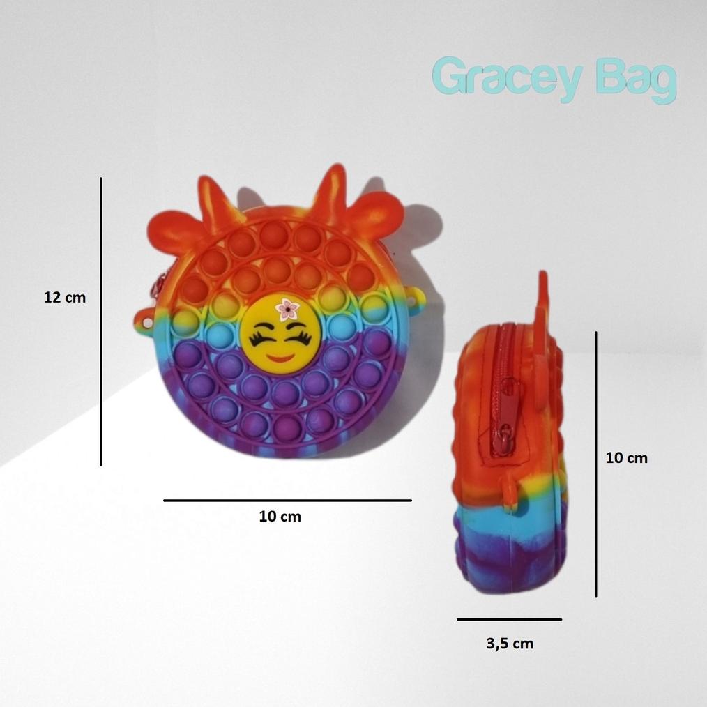 Tas Pop It / Sling Bag Pop It / Dompet Pop It Impor